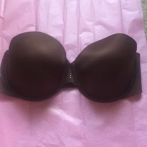 Victoria’s Secret Biofit strapless bra brown 34DD